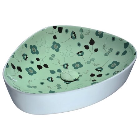 Anzzi Franco Ceramic Vessel Sink in Mint Green LS-AZ262